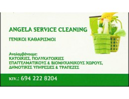 Angela Service Cleaning. Γενικοί καθαρισμοί κατοικιών πολυκατοικιών επαγγελματικών, βιομηχανικών χώρων,Υπηρεσιών